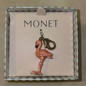 Monet Flamingo Keychain